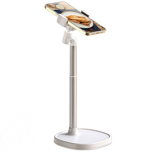 Hosannn Century Adjustable Cell Phone Stand Rotating Lifting Mobile Phone Holder for Desk & Video Recording Compatible with All iPhone for Galaxy