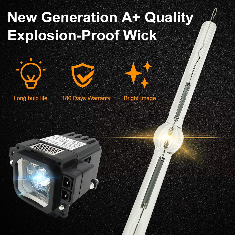 CTLAMP A+ Quality BHL-5010-S Replacement Projector Lamp Bulb with Housing Compatible with JVC DLA-20U DLA-HD250 DLA-HD350 DLA-HD550 DLA-HD750