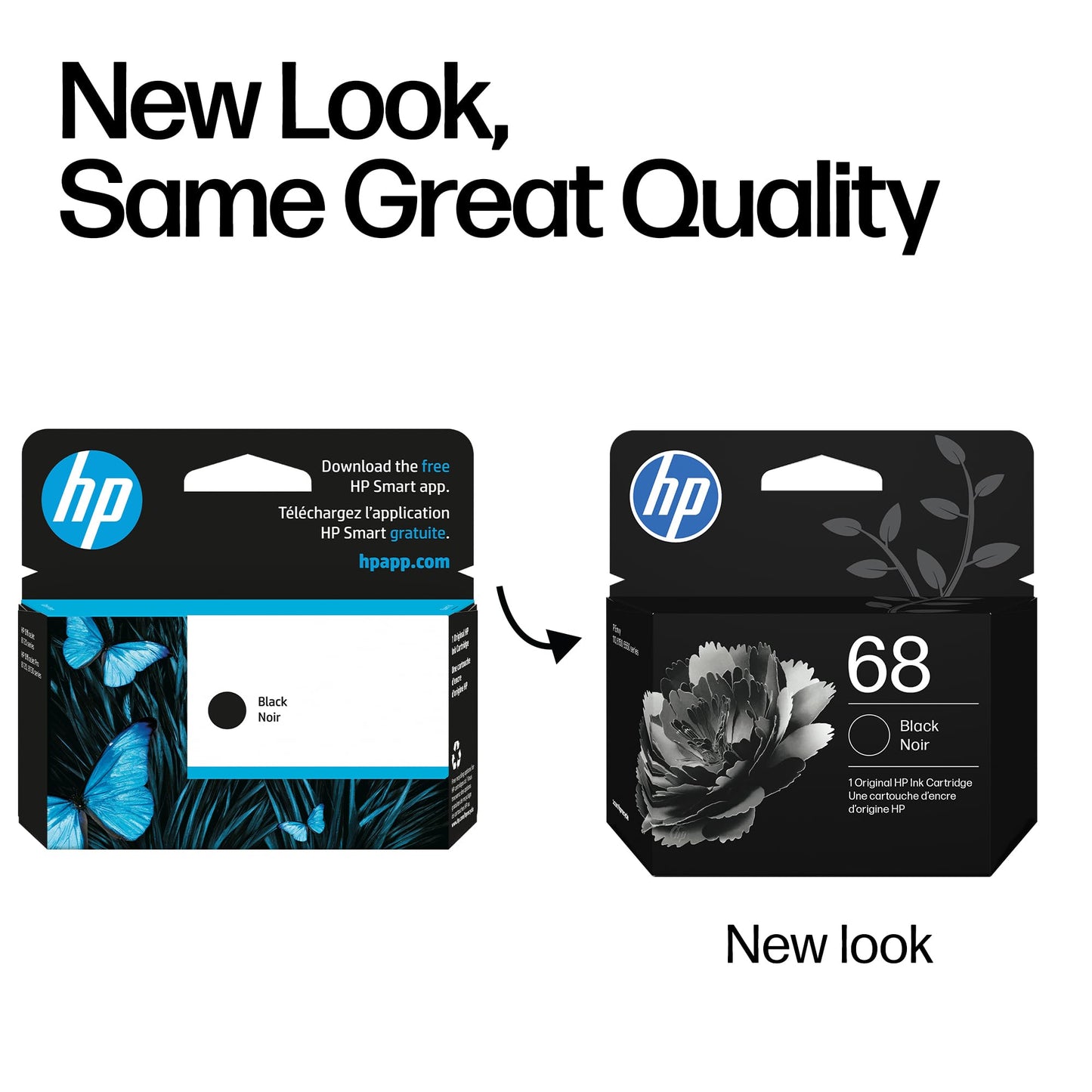 HP 68 Black Ink Cartridge | Works with Envy 6100e, 6500e Series | 7FP21TN