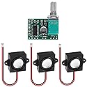 QCCAN 3pcs 3 Watt 8 Ohm Single Cavity Mini Speaker Full-Range Cavity Mobile Portable Advertising Machine Speaker (with JST-PH2.0mm-2 pin Interface)
