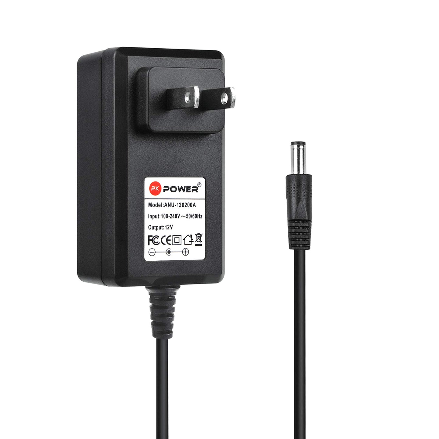 PKPOWER 12V 2A AC DC Adapter Power Supply for G-Boom Series (I, II, III, IV, V, VI, 7, 8, 9) G-650 G650 2M Cable, Compact & Reliable