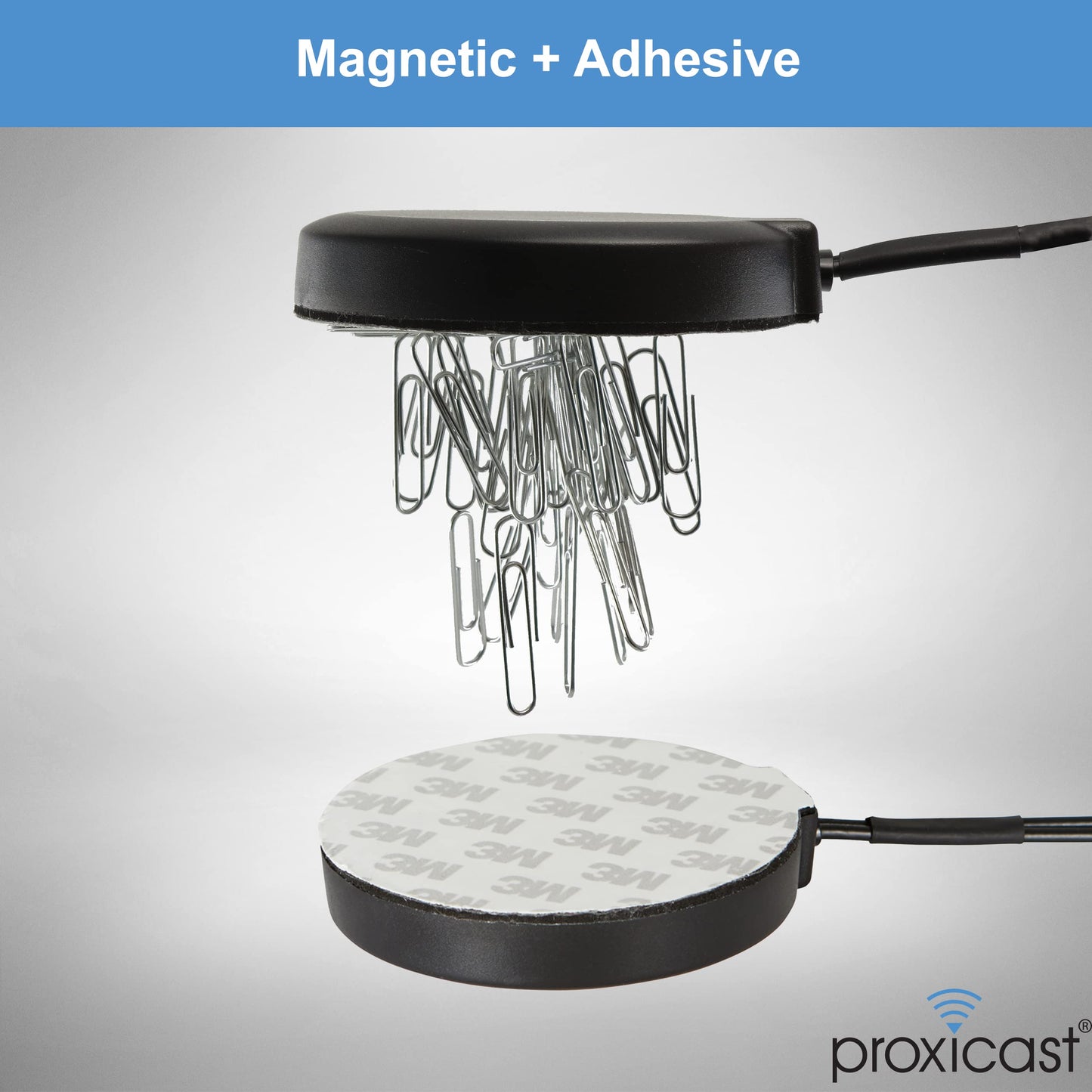 Proxicast Ultra Low Profile MIMO 4G / 5G Omni-Directional Magnetic/Adhesive Mount Antenna for Verizon, AT&T, T-Mobile Modems & Routers with SMA or TS9