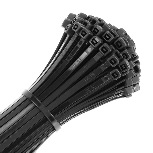 UL Listed Heavy Duty Cable Zip Ties 4 Inch, 1000Pcs Industrial Nylon Durable Self Locking Wire Tie Wraps with 20 lbs Tensile Strength, UV & Heat