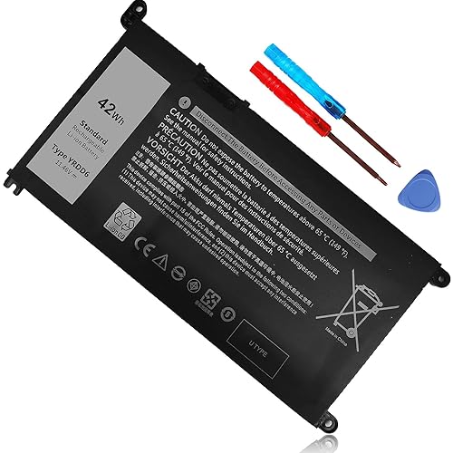 42Wh YRDD6 1VX1H Battery for Dell Inspiron 5482 5485 7586 3583 5491 5591 5481 3310 2-in-1 5593 5584 3493 3593 3793 5480 3582 5581 5590 3584 5493 5585