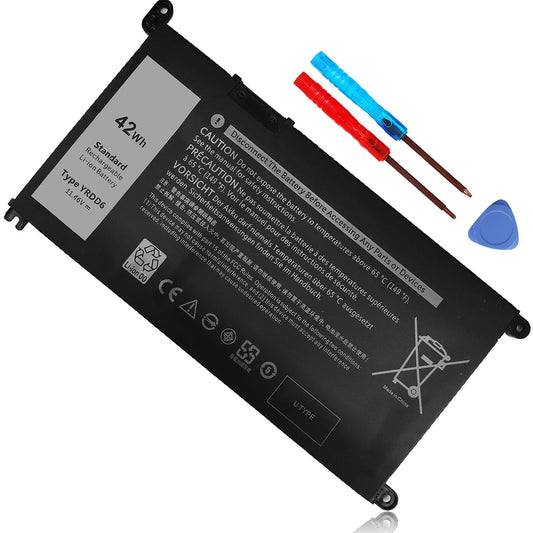 42Wh YRDD6 1VX1H Battery for Dell Inspiron 5482 5485 7586 3583 5491 5591 5481 3310 2-in-1 5593 5584 3493 3593 3793 5480 3582 5581 5590 3584 5493 5585
