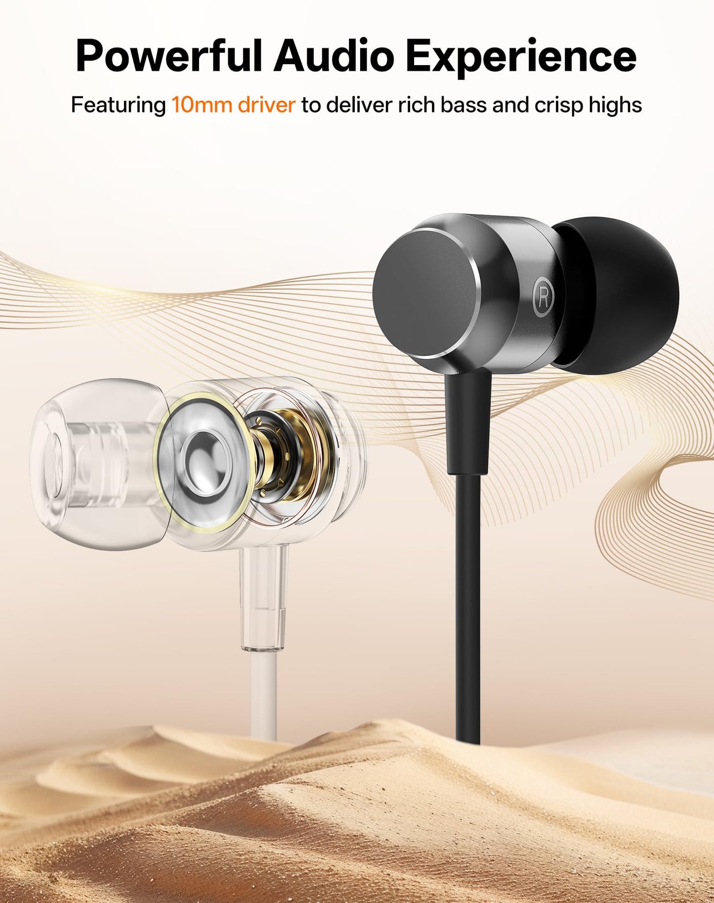 Toztnix Neckband Bluetooth Headphones, Wireless Bluetooth 6.0 Earbuds with Microphone, Comfortably Light, Deep Bass Earphones 35H Playtime, IPX5…
