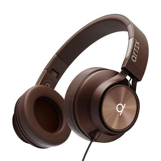 ARTIX CL750 Over Ear Headphones Wired with Mic & Volume Control, Audio with 100% Noise Cancelling Computer Wired, Plug in for Laptop, Dj Corded…