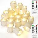 Topstone Flameless Candles with Remote Control?Battery Operated LED Candles with Timer & Dimmable Function, Realistic Wax Dripping Design, Perfect