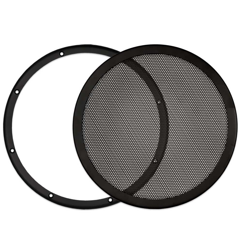 Goldwood Snap On 10" Subwoofer Grille Steel Mesh Speaker Black (SGM10)
