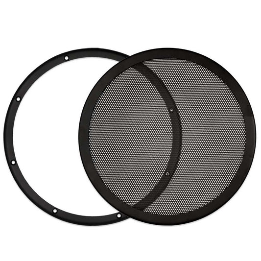 Goldwood Snap On 10" Subwoofer Grille Steel Mesh Speaker Black (SGM10)