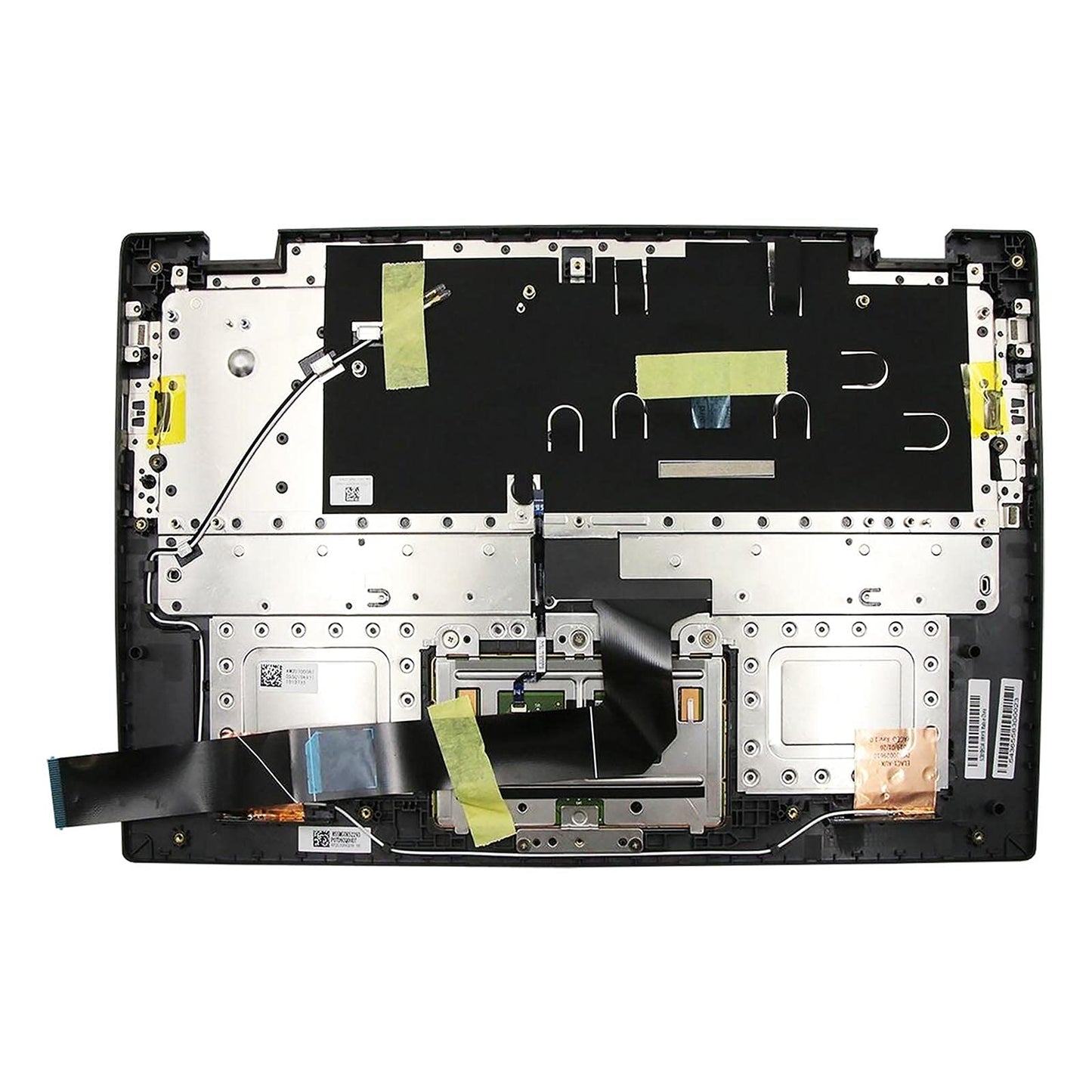 Rinbers Laptop Palmrest Upper Case Top Cover with US Non-Backlit Keyboard Touchpad Assembly Replacement C Cover for Lenovo Chromebook 14 S345-14AST