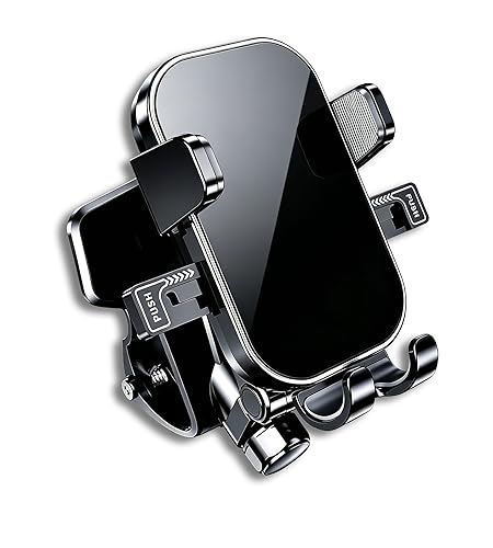 Fiknonk 1 PC Car Phone Holder 360 Degree Rotation, Dashboard Phone Cradle Mount, Gravity Auto-clamping Navigation Bracket, Universal for Most Cars
