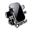 Fiknonk 1 PC Car Phone Holder 360 Degree Rotation, Dashboard Phone Cradle Mount, Gravity Auto-clamping Navigation Bracket, Universal for Most Cars