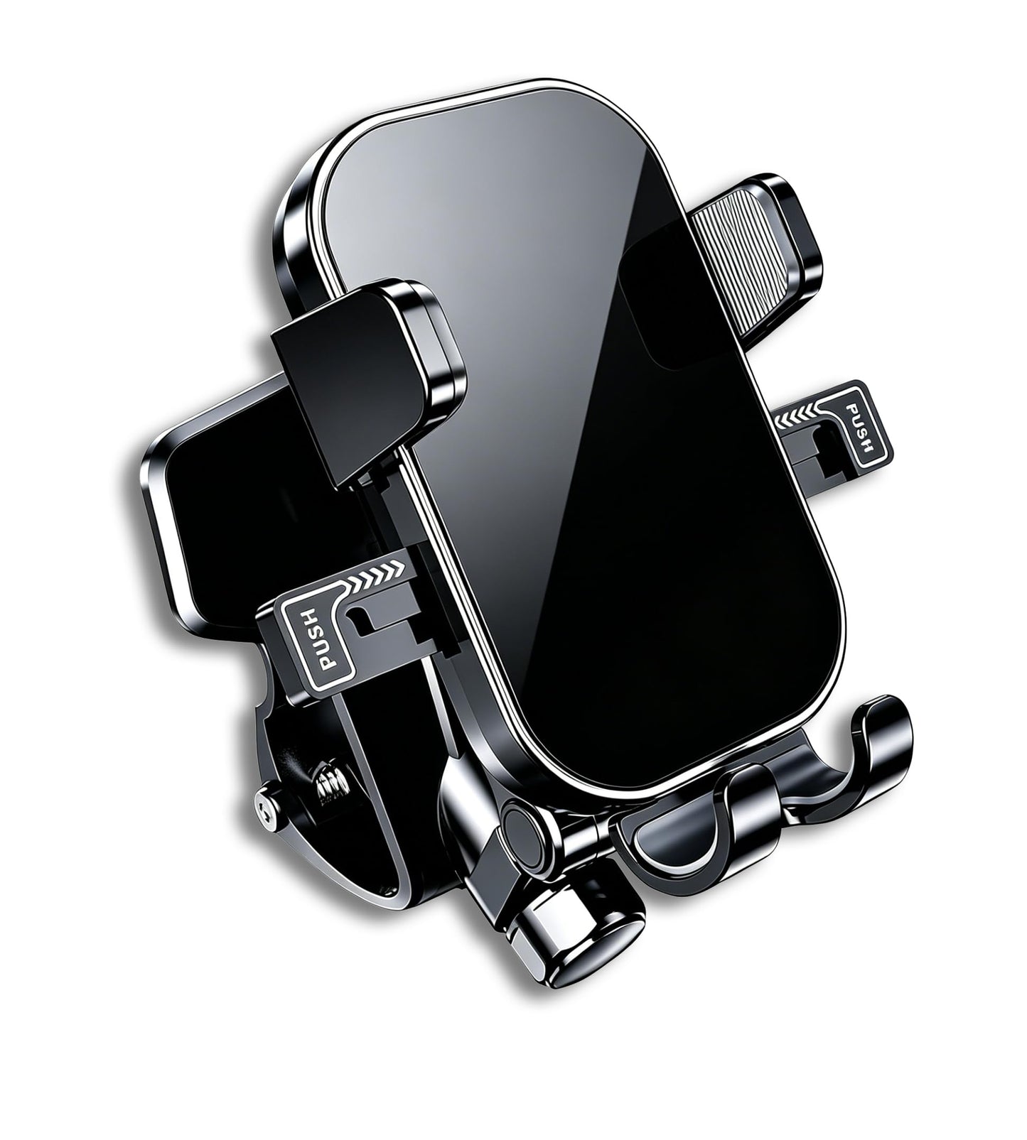 Fiknonk 1 PC Car Phone Holder 360 Degree Rotation, Dashboard Phone Cradle Mount, Gravity Auto-clamping Navigation Bracket, Universal for Most Cars