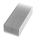 Xnrtop Aluminum Heat Radiator Heatsink Cooling Fan 150x69x37 mm Silver Tone