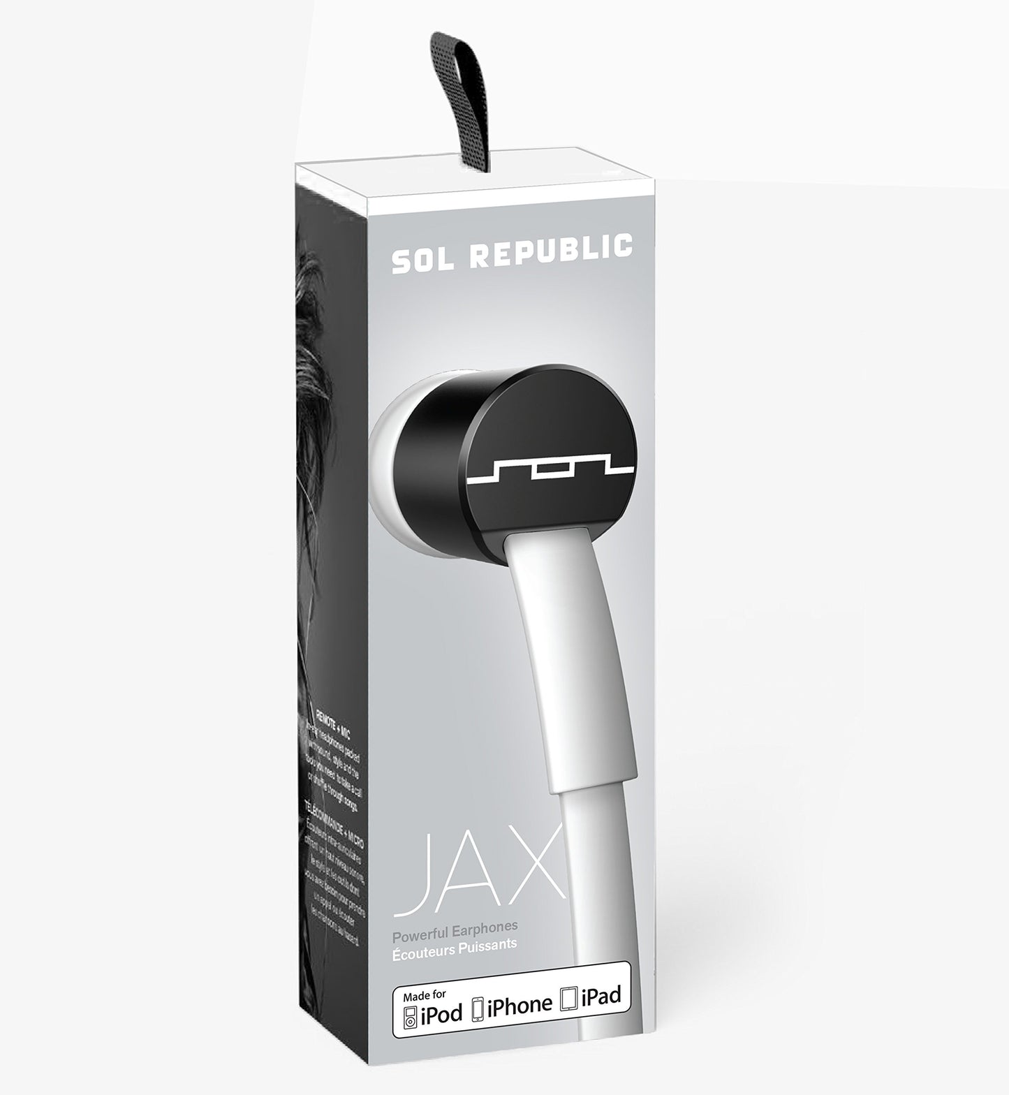SOL REPUBLIC Jax Wired 3-Button In-Ear Headphones, Apple Compatible, Tangle Free Cable, In-Ear Noise Isolation, 4 Ear Tip Sizes, Great For Calls…
