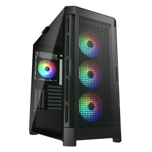 Cougar Gaming Duoface Mid Tower Case Series, Supporting 390mm Graphics Card, Incredible RGB Lighting, Two Distinct Front Panels Included, Mesh
