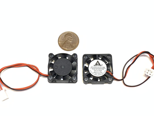 FYSSHUO 2 Pieces 5v Fan Mini 25mm x 7mm 2pin 2507 dc Mini Micro brushless Cooling A30