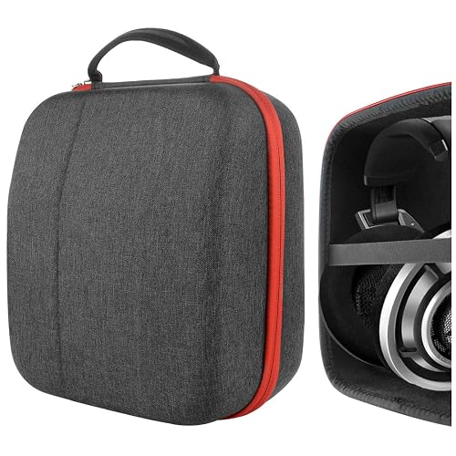Geekria Shield Headphones Case Compatible with Sennheiser HD820, HD800S, HD800, HD700, HD660S2, HD660S, HD650 Case, Replacement Hard Shell Travel