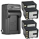 Kastar 4-Pack BN-V428 Battery and AC Wall Charger Replacement for JVC BN-V408US BN-V416US BN-V428 BN-V428U BN-V428US BN-V438US BN-V856US Battery, JVC