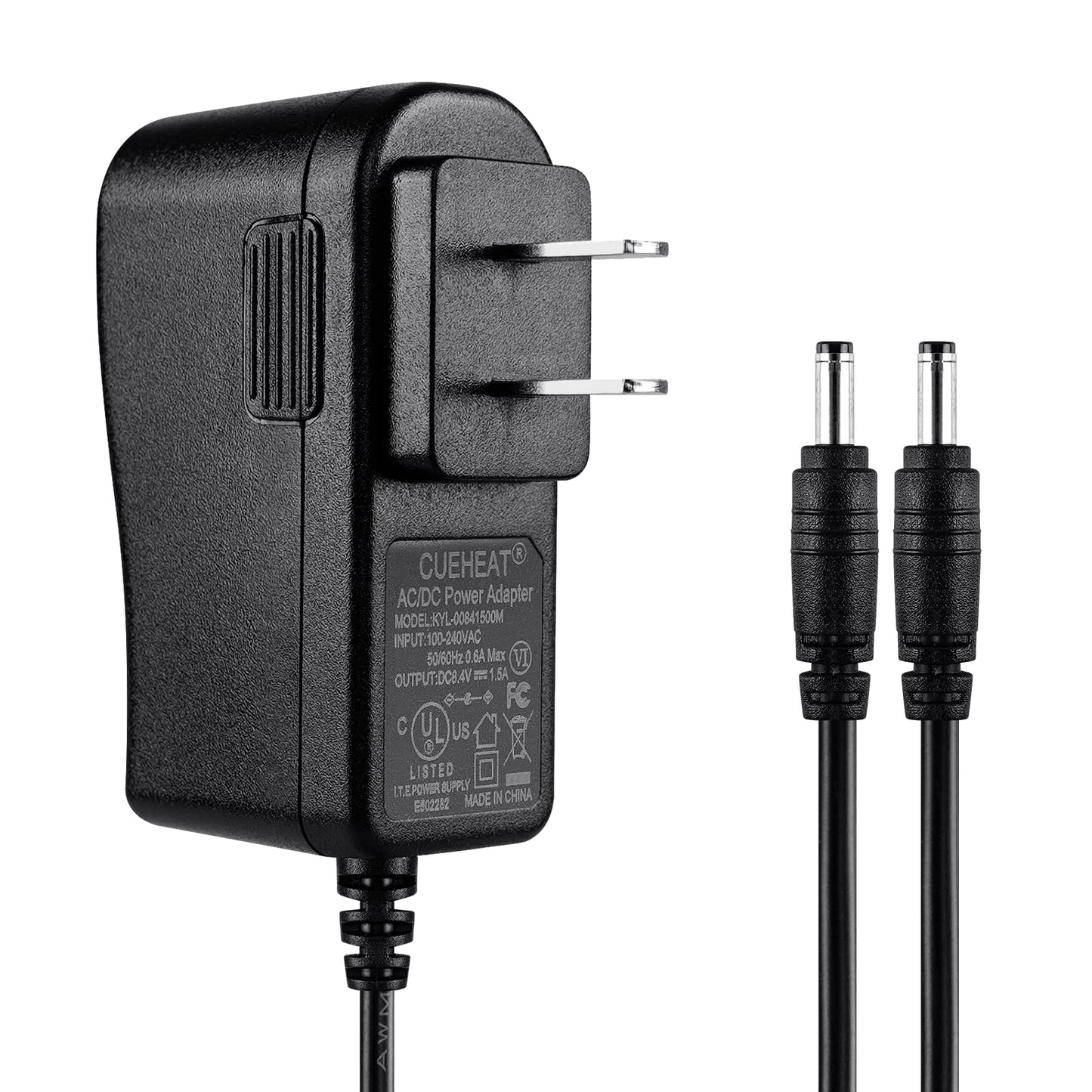 8.4V 1.5A DC Power Adapter - AC 100-240V 50/60Hz to DC 8.4V 1.5A Power Adapter, with 57 Inches Charging Cable, for 2200mAh/3000mAh Li-ion Battery (US…