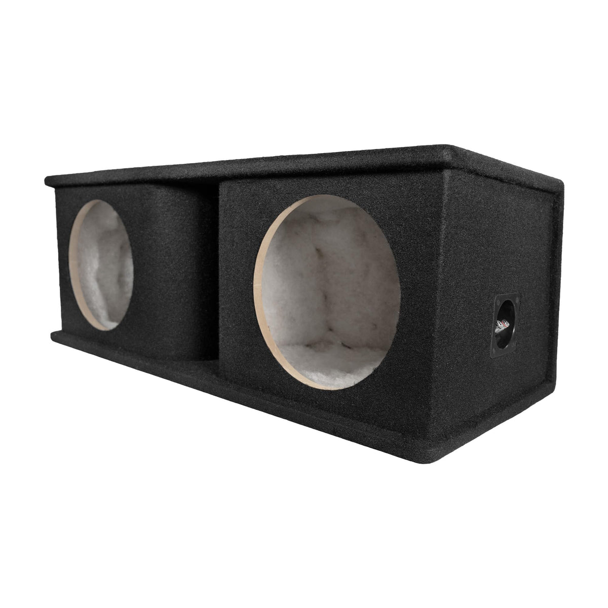 QPower HP210V Dual 10-Inch Horn-Ported Subwoofer Box