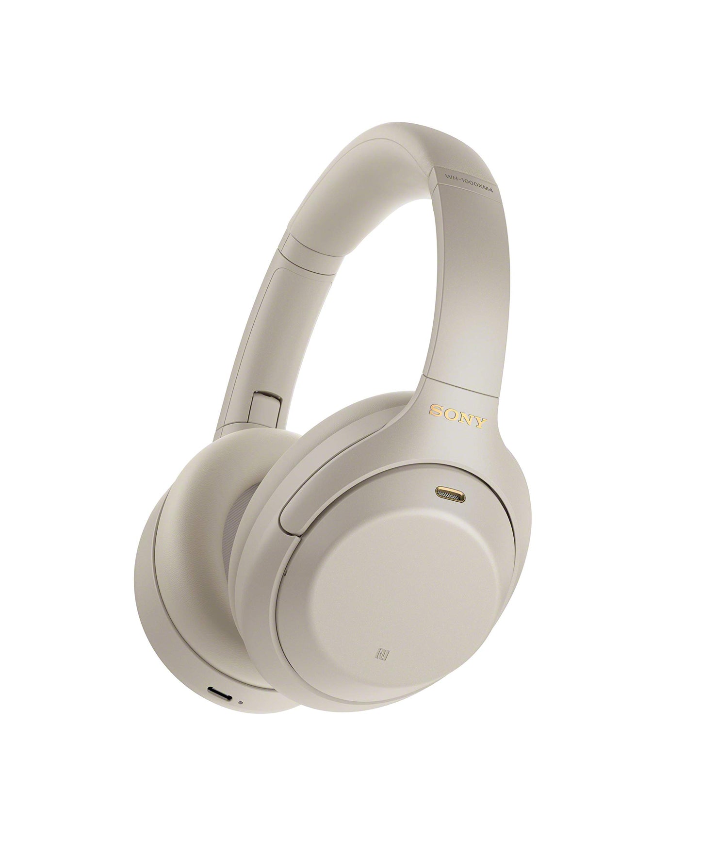 Sony WH-1000XM4 Wireless Industry Leading Noise Canceling Overhead Headphones with Mic for Phone-Call and Alexa Voice Control, Silver (Renewed)