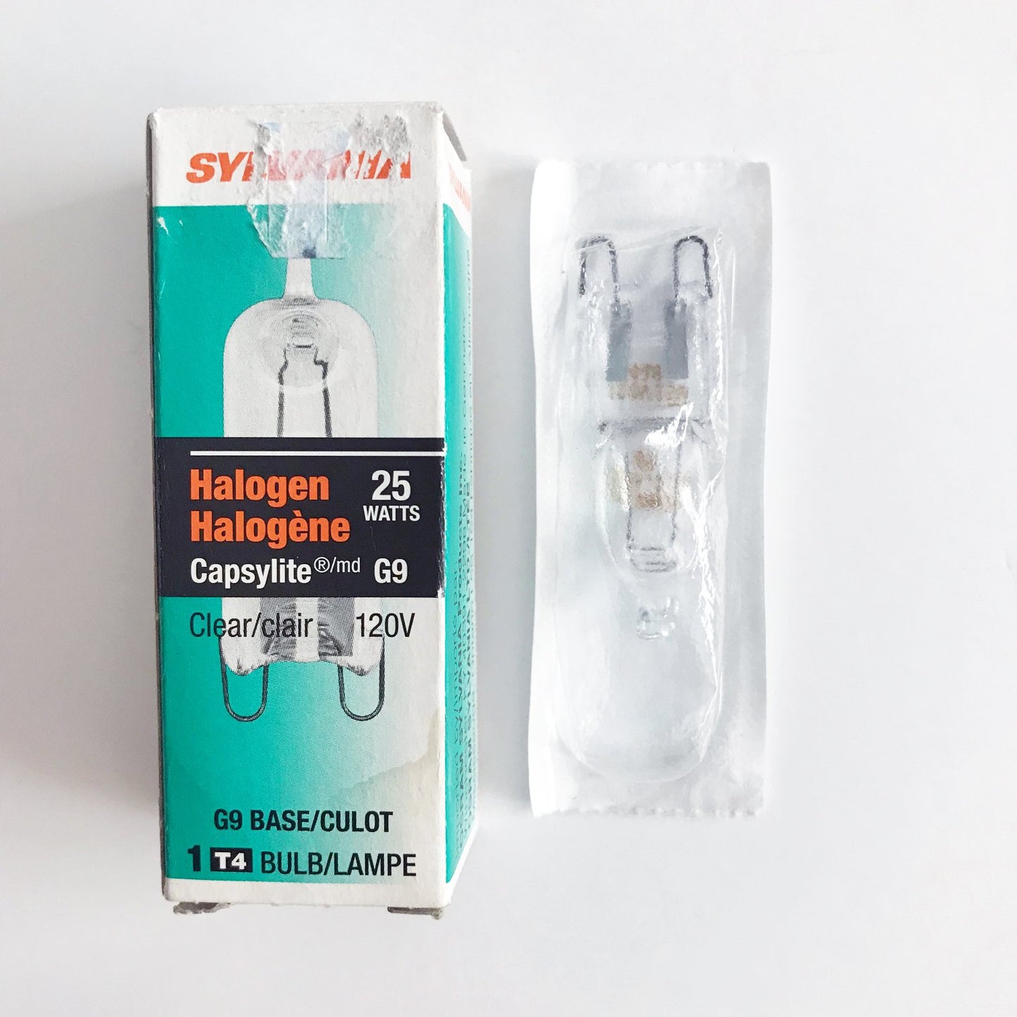Sylvania 57000 - 25CAPSYLITE/G9/CL 120V Bi Pin Base Single Ended Halogen Light Bulb