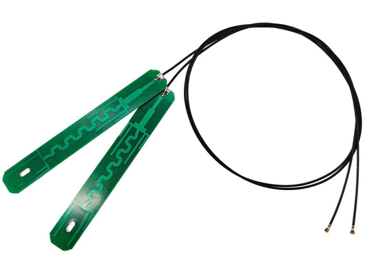 2 x 8dBi 2.4GHz 5.8GHz Dual Band WiFi Antenna U.FL MHF4 Internal Antennas with 50cm Cable for M.2 Card