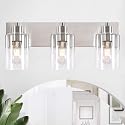 Chosenior 3-Light Bathroom Vanity Light Fixtures,Modern Wall Sconces,Bathroom Lights Over Mirror,Wall Mounted Lamp for Kitchen Living Room Bedroom