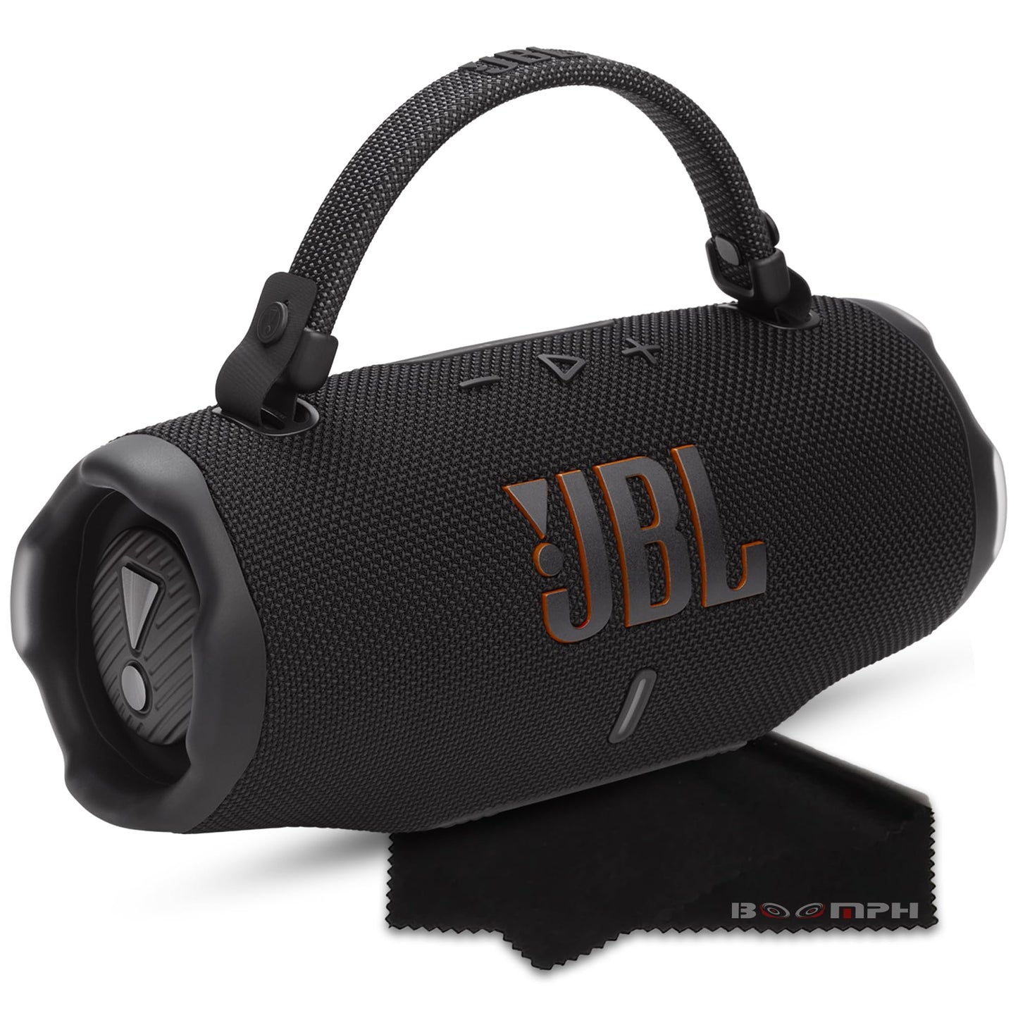 JBL Charge 6 Portable Bluetooth Speaker, IP68 Waterproof, Dustproof, Drop-Proof, AI Sound Boost, Built-in Powerbank, Carrying Strap, 28H Battery