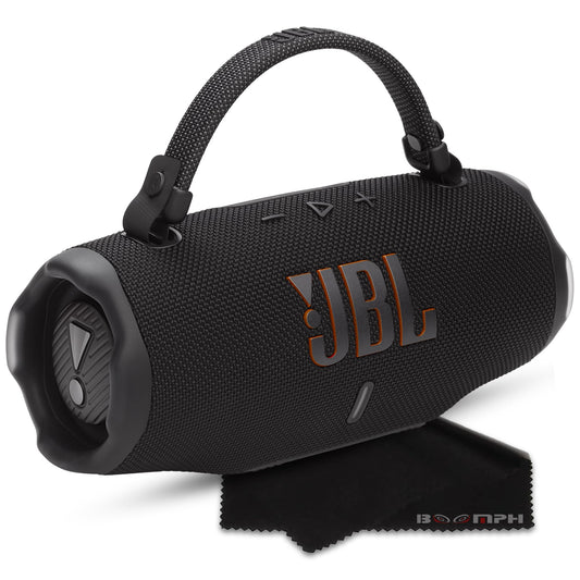 JBL Charge 6 Portable Bluetooth Speaker, IP68 Waterproof, Dustproof, Drop-Proof, AI Sound Boost, Built-in Powerbank, Carrying Strap, 28H Battery