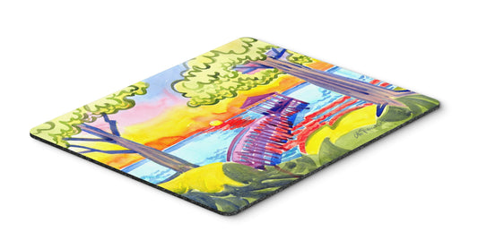 Caroline's Treasures 6060MP Dock at The pier Mouse Pad, Hot Pad or Trivet for Home Office Gaming Working Computers Laptop Mouse Mat,Washable Large