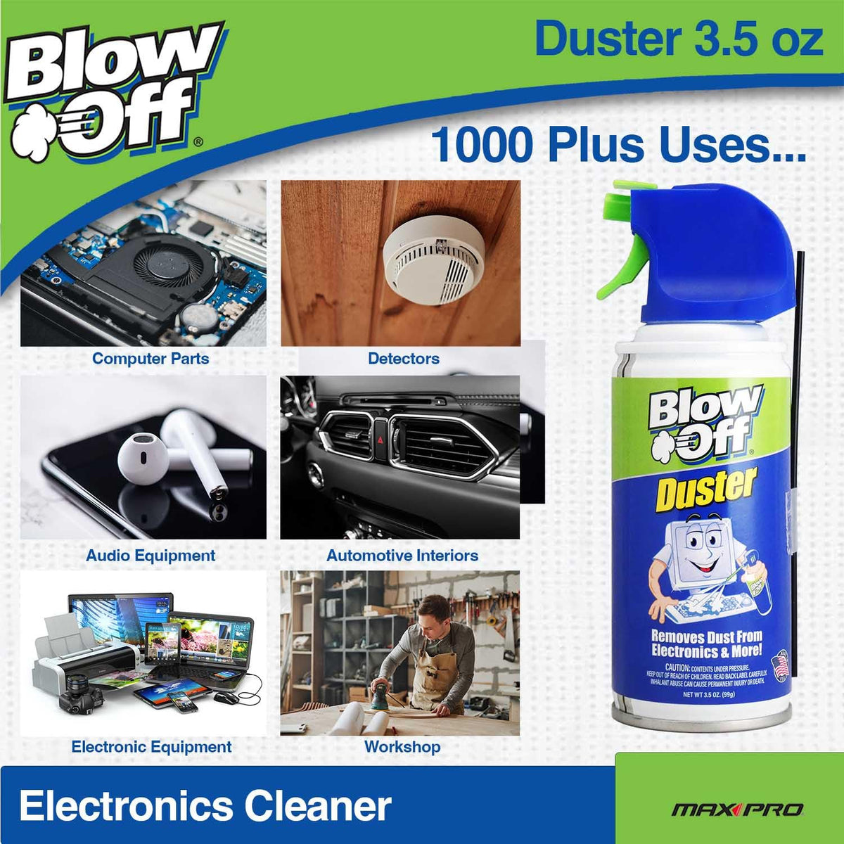 Blow Off Duster ~ 3.5oz Canned Air