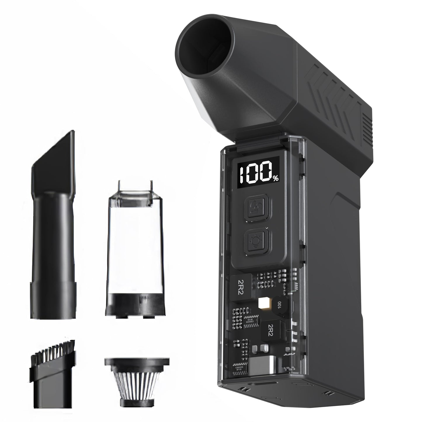 Vastarry Compressed Air Duste 180,000 RPM High-Speed Turbo Fan 200W Powerful Wind Force 30W Bidirectional Fast Charging 1-30 Stepless Speed Adjustment