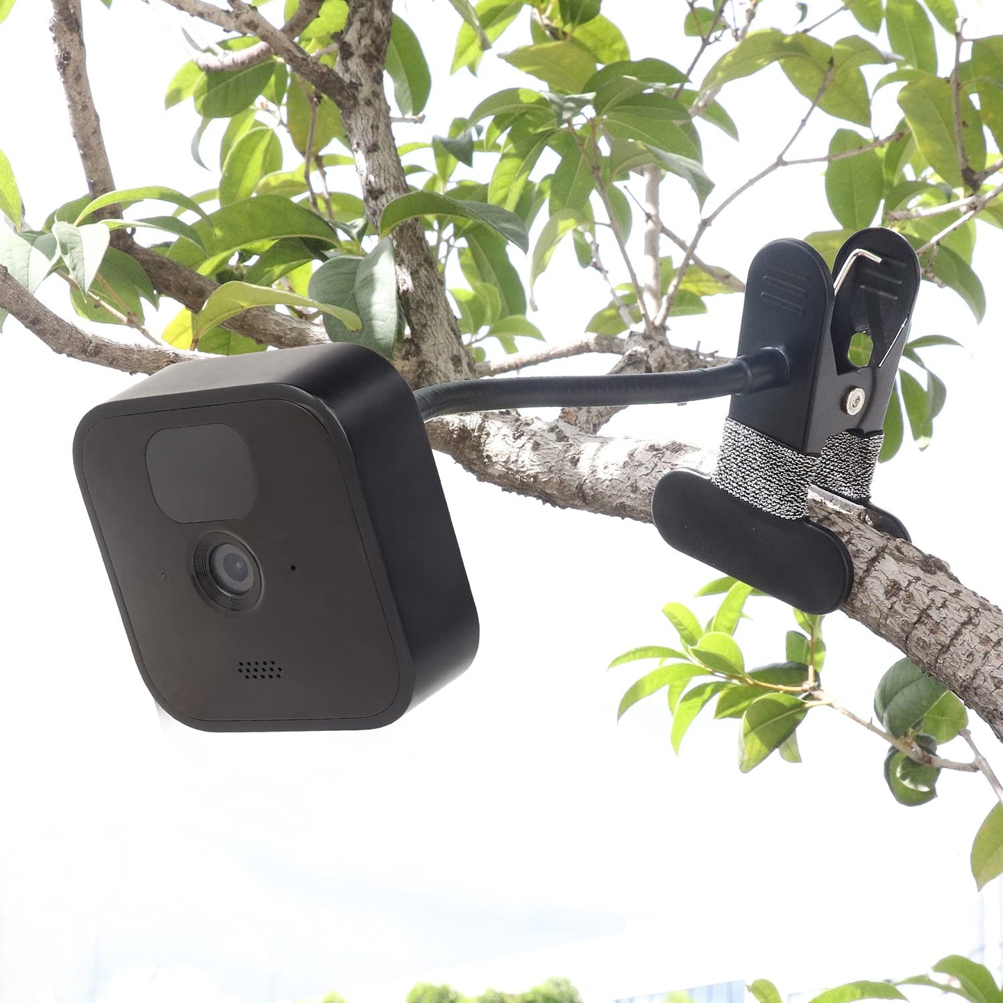 iTODOS 2 Pack Flexible Clip Clamp Mount Compatible with Blink Outdoor 4 (4th Gen)/(3rd Gen) XT3/Blink XT/XT2/Mini,8 inches Gooseneck Arm,Attach Your