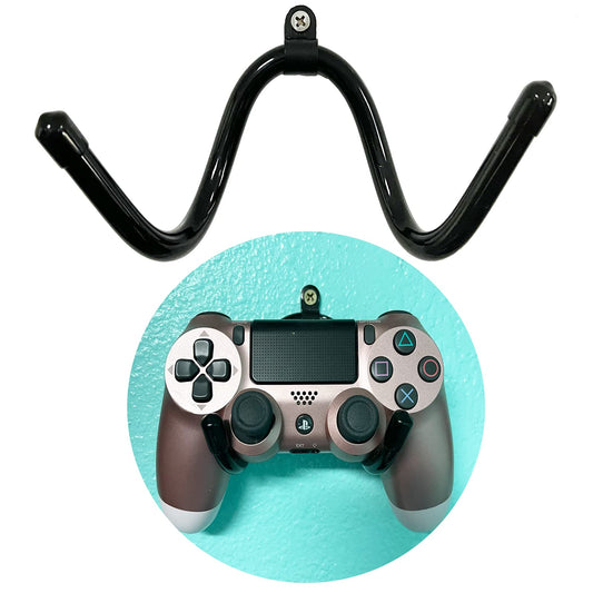 Universal Game Controller Holder Stand,Mini Wall Mount Organizer Rack Hanger Hook- Strong & Flexible, for PS3/PS4/PS5/Xbox 360/Xbox