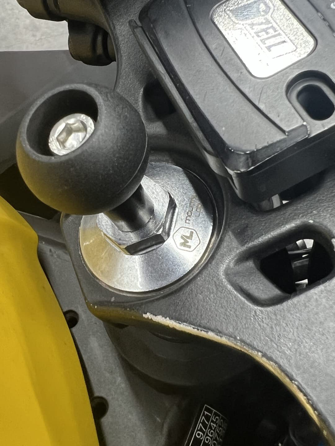 Mounts Lab motomount R3 for Yamaha YZF R3(2016+) Ram Stem Nut/Mount with 1inch(25mm) TPU Ball- Compatible with Phone/Camera/GPS Mount(Adapter)