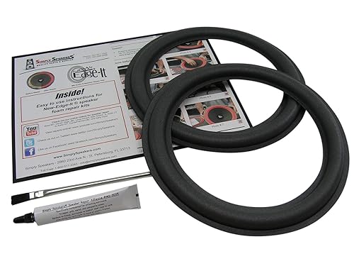 10 inch Foam Speaker Repair Kit Compatible with JL Audio 10W0 10W3, Others FSK-10JL (Pair)