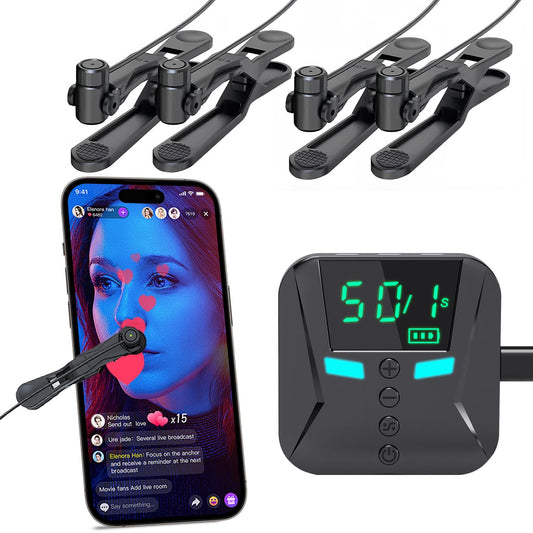 X2PRO Smartphone Auto Clicker: 150 Adjustable Speeds | Built-in Battery | Expandable to 9 clicking Tips | Random Speed Mode | for TikTok Live Likes