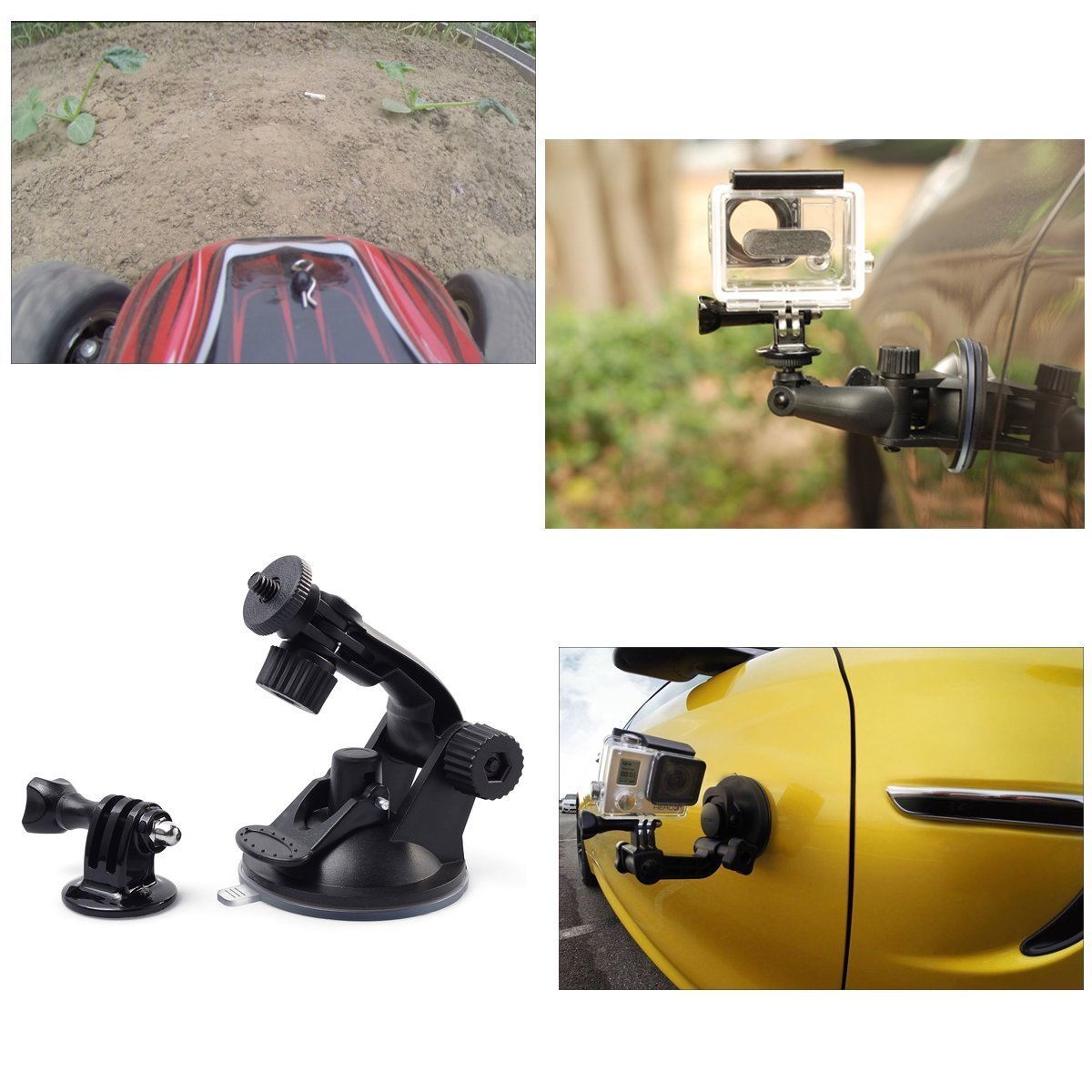 Action Camera Accessories Kit Compatible with Gopro Hero 13 12 11 10 9 8/AKASO EK7000/Brave 4/Brave 7 LE/DJI Osmo Action 5 pro/ODDV/Xilecam, Selfie