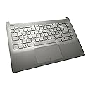 Laptop Keyboard Compatible for HP 14s-dk 14Z-DK 14s-cf 14s-cr 14-CF 14-CF0013DX 14-DK 14-DK0002DX 14-DK0028WM US Layout with Palmrest Upper Cover Case
