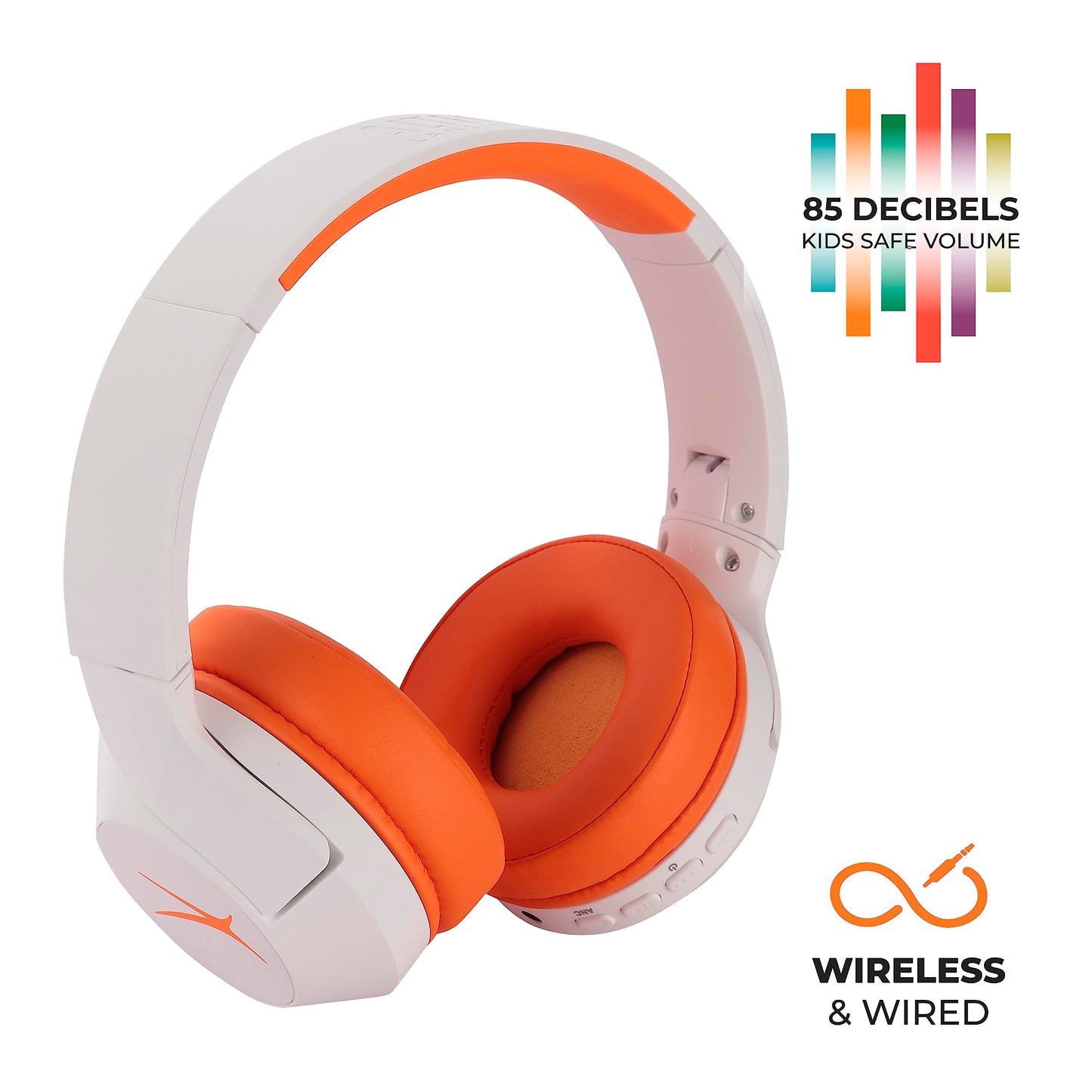 Altec Lansing - Kids Bluetooth Headphones, Wireless Over Ear
