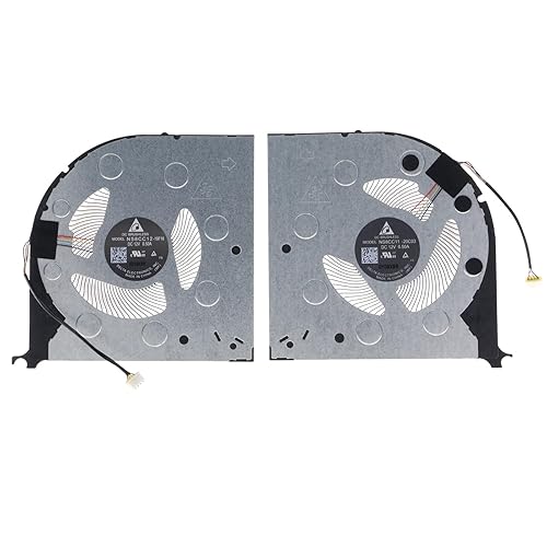 Replacement CPU&GPU Cooling Fan for Lenovo Legion 7-15IMHG05 15IMH05 C7-15IMH05 2020 Model NS8CC11-20C03 NS8CC12-20C04 5H40S20076 5H40S20077
