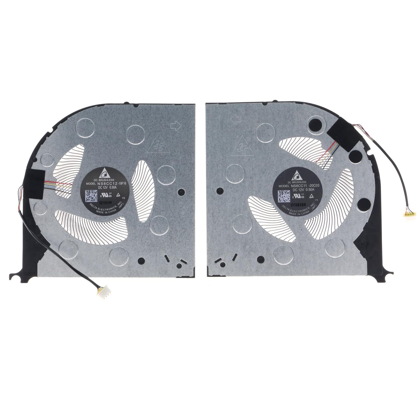 Replacement CPU&GPU Cooling Fan for Lenovo Legion 7-15IMHG05 15IMH05 C7-15IMH05 2020 Model NS8CC11-20C03 NS8CC12-20C04 5H40S20076 5H40S20077