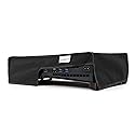 Glistco Horizontal Dust Cover for PS5 Slim Disc/Digital Edition, Anti-Scratch, Dust Protector, Black, S-PS5-DC