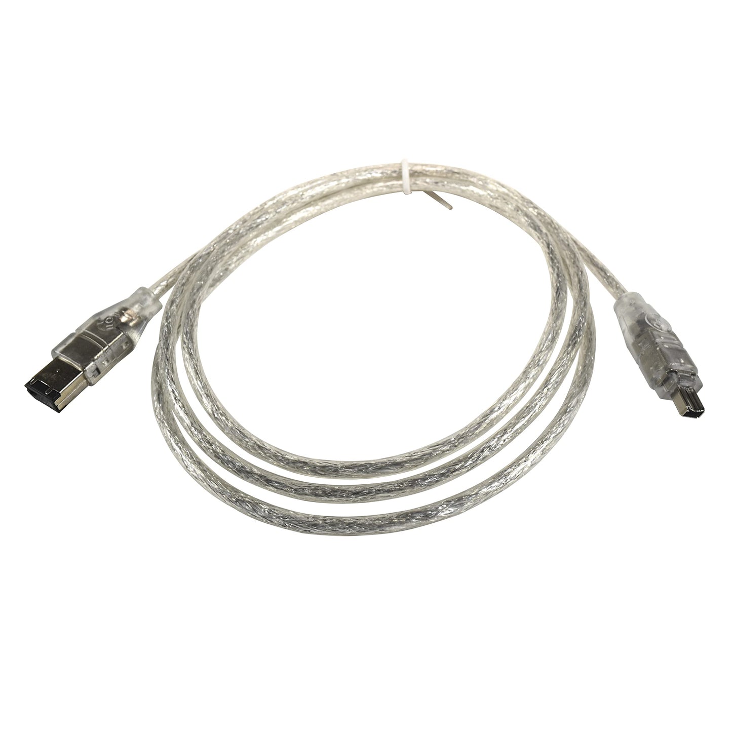 HQRP IEEE 1394 4pin to 6pin Cable Cord Compatible with Panasonic PV-DV103 PV-DV200 PV-DV201 PV-DV953 Camcorder