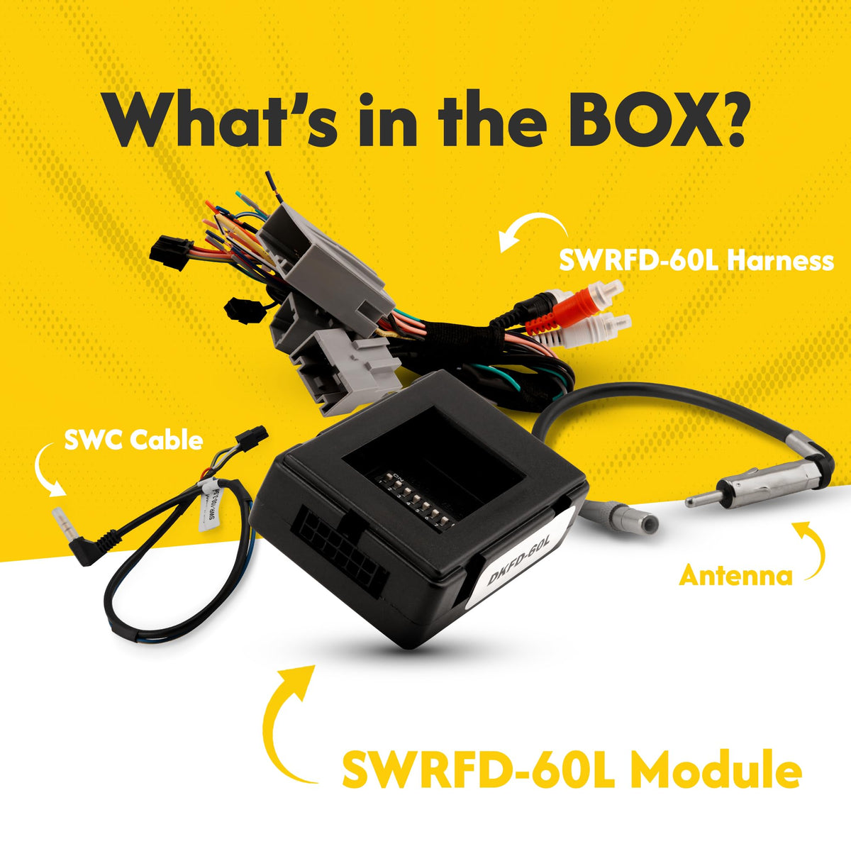Crux SWRFD-60L Radio Replacement Interface retains Steering Wheel Control functionality on Select Ford, Lincoln & Mercury Vehicles (2004-2012)