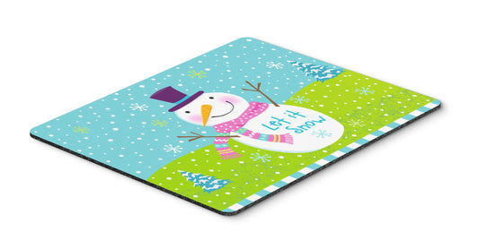 Caroline's Treasures VHA3017MP "Christmas Snowman Let it Snow Mouse Pad, Hot Pad or Trivet" for Home Office Gaming Working Computers Laptop Mouse
