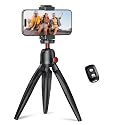 Fuloview Phone Tripod with Wireless Remote, Mini Stand Compatible with Cell Phones, Cameras